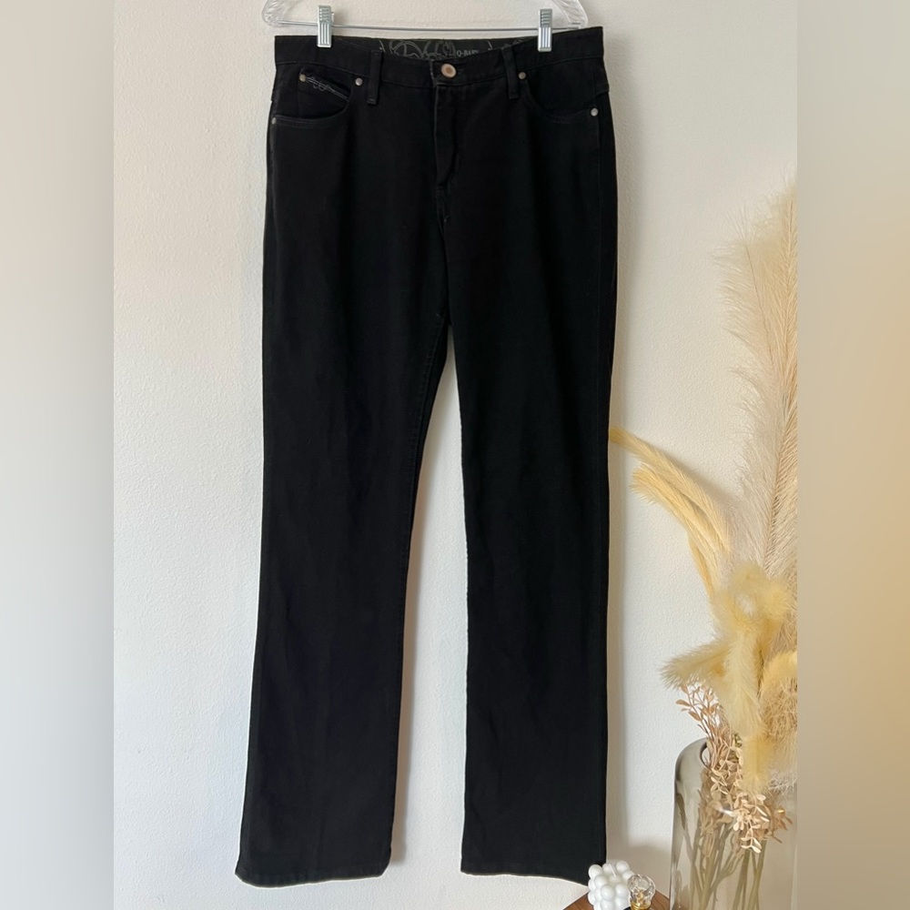 Wrangler Women’s Q-Baby black Denim bootcut jeans